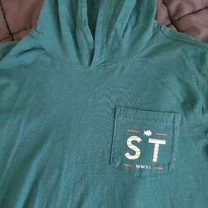 Southern Tide long sleeve hooded t-shirt